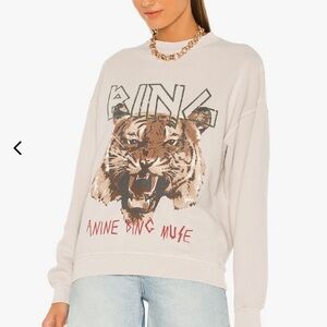 Muse Tiger Graphic pullover , brand new